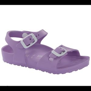 Plastic Lilac Rio kids EVA BIRKENSTOCK Sandals - size 10/10.5 (27/170)